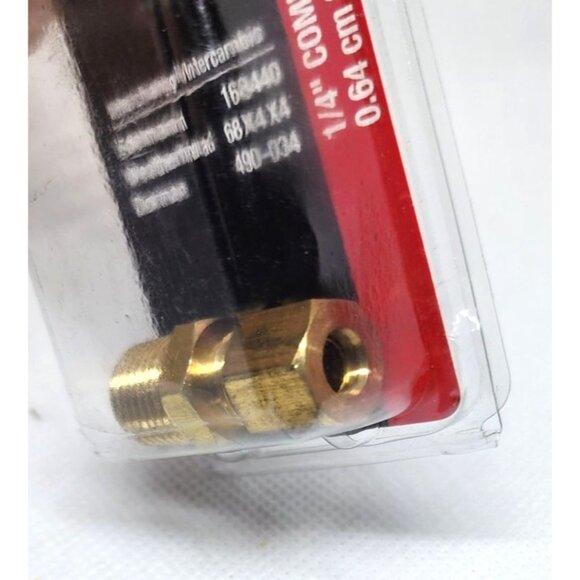 Adv AGS Gator Gripper Brass Compression Connector 1/4" NPT/NPTM - Picture 6 of 8